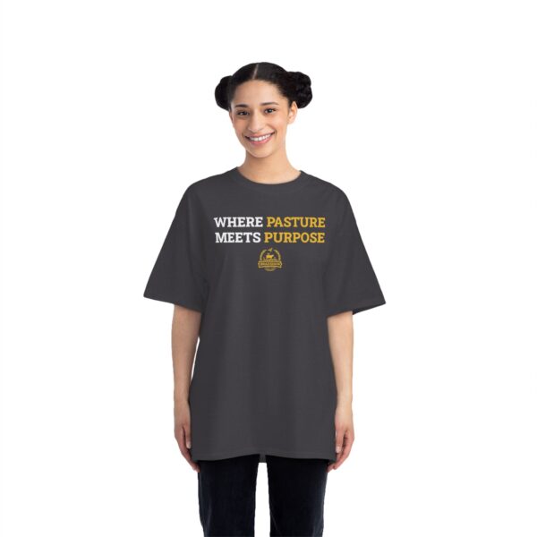 Bradshaw Family Farms - "Where Pasture Meets Purpose" with Icon T-Shirt (Grass Farmer Item) - Image 4