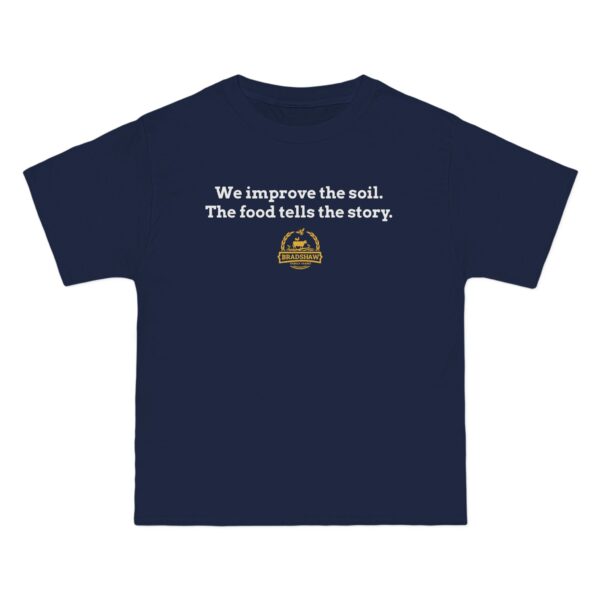Bradshaw Family Farms - "We Improve the Soil. The Food Tells the Story." T-Shirt  (Grass Farmer Item) - Image 5