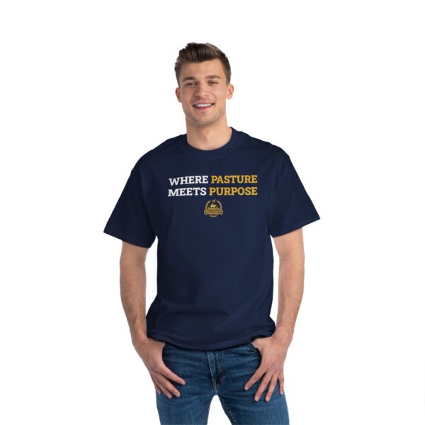 Bradshaw Family Farms - "Where Pasture Meets Purpose" with Icon T-Shirt (Grass Farmer Item) - Image 7
