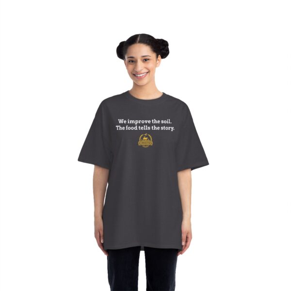 Bradshaw Family Farms - "We Improve the Soil. The Food Tells the Story." T-Shirt  (Grass Farmer Item) - Image 4