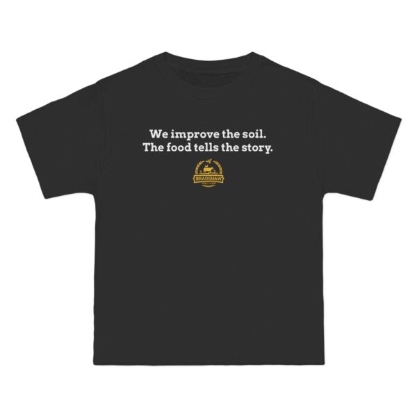 Bradshaw Family Farms - "We Improve the Soil. The Food Tells the Story." T-Shirt  (Grass Farmer Item) - Image 9