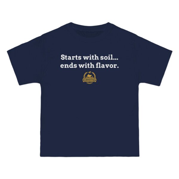 Bradshaw Family Farms - "Starts with Soil...Ends with Flavor" T-Shirt (Grass Farmer Item) - Image 5